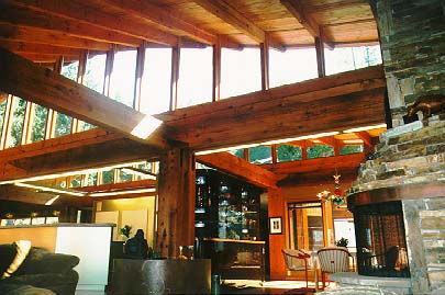 A view of the front entrance